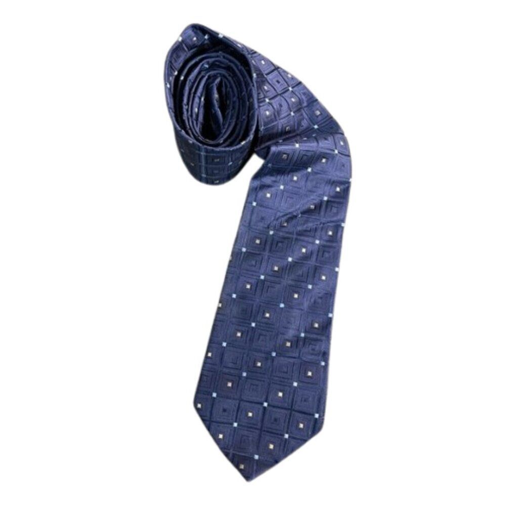 Michael Kors 100% Silk Elegant Navy Blue‎ Men's Tie